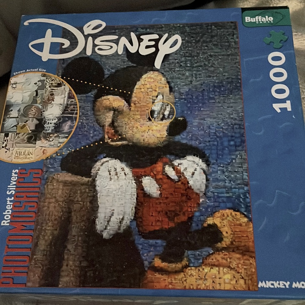 1000 photo mosaic Mickey Mouse jigsaw puzzle